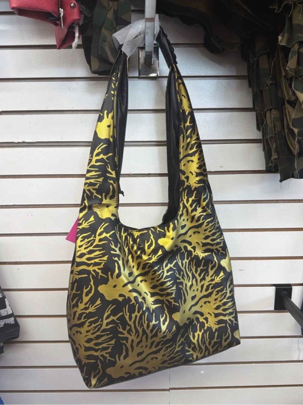 Sassy Jones NWT Black & Gold Metallic
Hobo Shoulder Bag